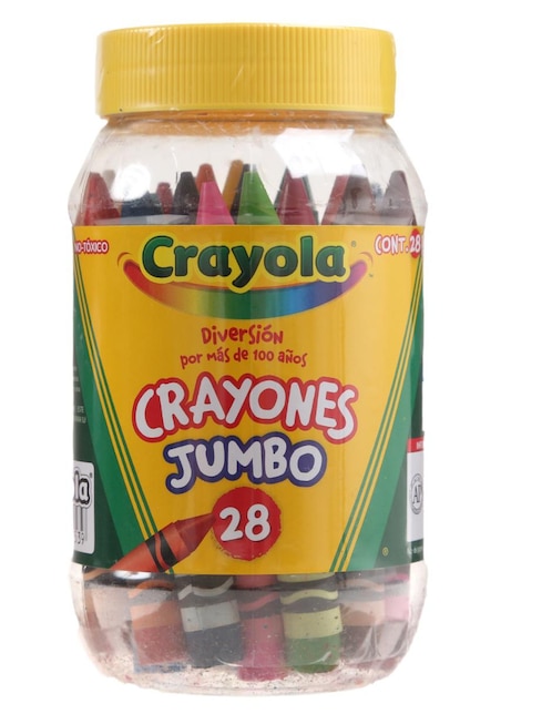 Bote de crayones jumbo Crayola