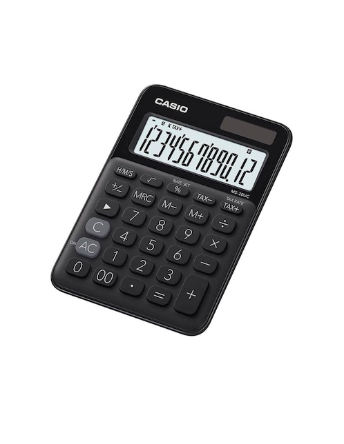 Calculadora de escritorio Casio negra
