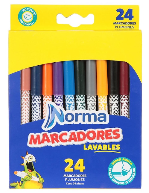 NORMA Set de 24 marcadores Norma
