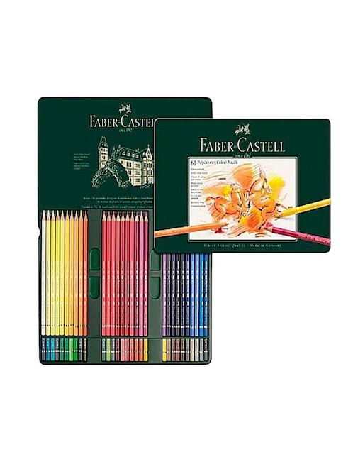 Lápiz de color Faber-Castell hexagonal 60 piezas