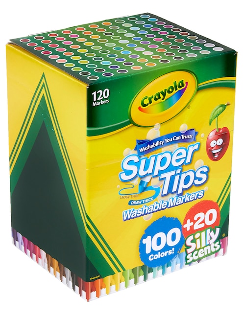 Plumones Crayola Super Tips 120 piezas