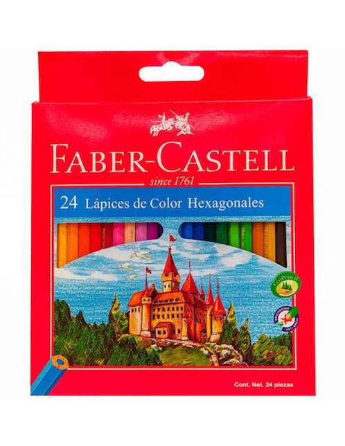 Set lápiz de color Faber-Castell Ecolapiz hexagonal 24 piezas