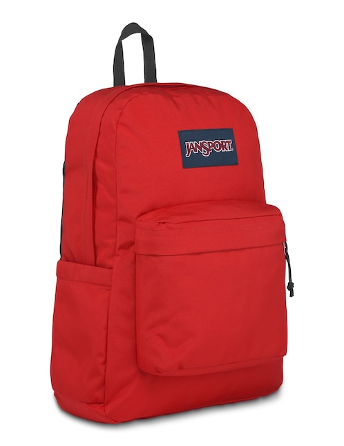 MOCHILA JANSPORT SUPERBREAK MORADO, ROJO