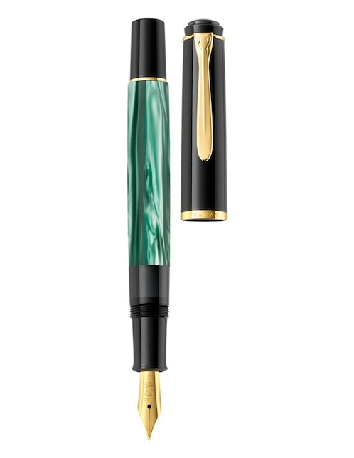 Pluma fuente Pelikan Marbled-Green