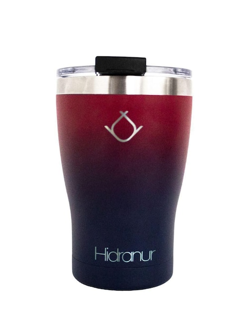 Termo Hidranur de acero inoxidable con tapa push pull 350 ml
