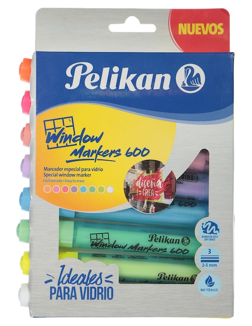 Marcador base agua Pelikan 8 piezas