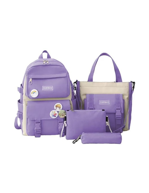 Set mochila escolar Escolar impermeable unisex