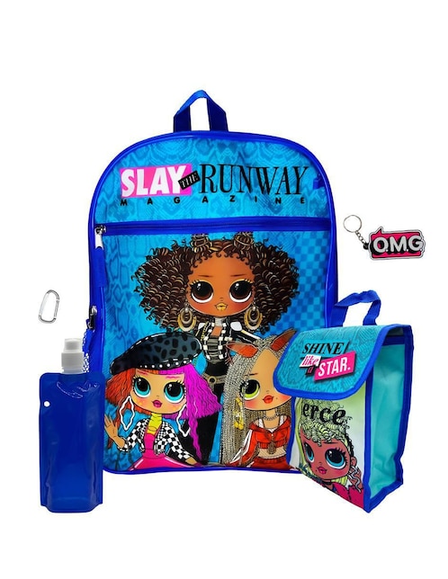 Set mochila escolar L.O.L Surprise Tatys Fashion Lol Surprise para niña