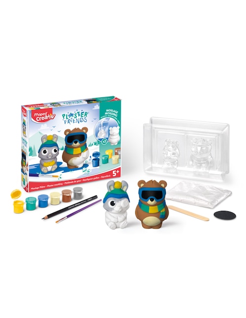 Kit figura para pintar Maped Creativ con 8 piezas