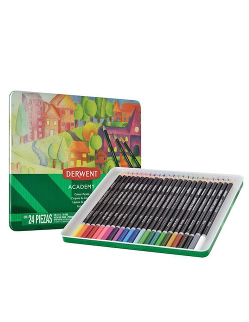 Set lápices de color Derwent Academy 24 piezas