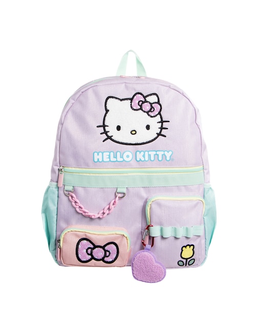 Mochila escolar Hello Kitty Ruz BTS 2024
