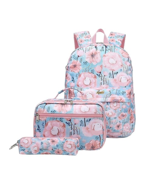 Set mochila escolar Genérica impermeable unisex