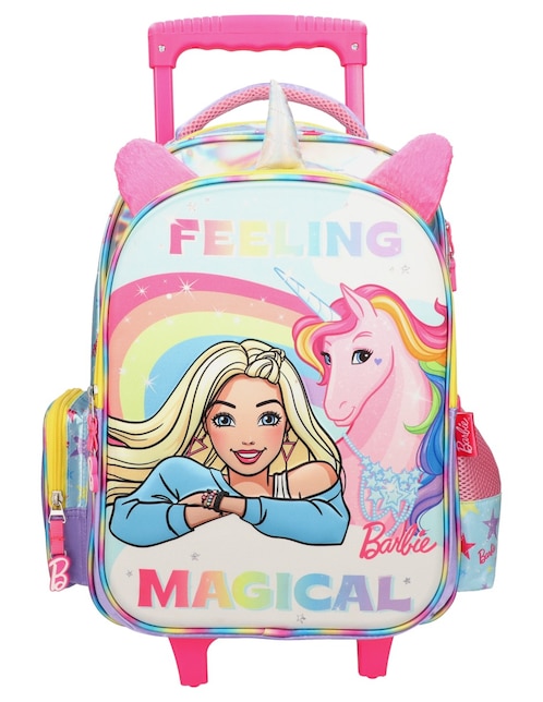 Mochila con ruedas escolar Barbie Yadatex