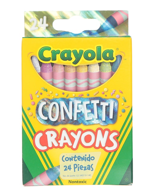 Crayones Crayola Confeti 24 piezas