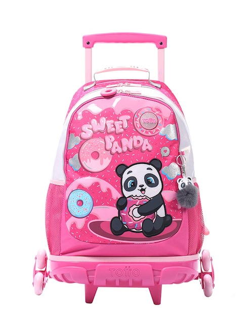 Mochila con ruedas escolar Totto Sweet Panda