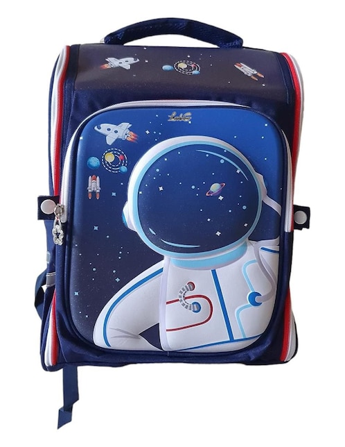 Mochila escolar Astronauta Genérica impermeable unisex