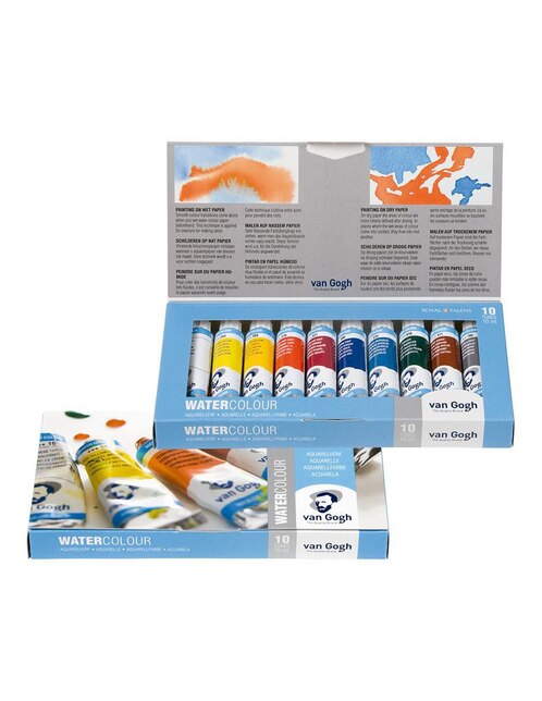 Royal Talens Van Gogh Watercolour Aquarel Penselenset 10 x 18 x 24cm
