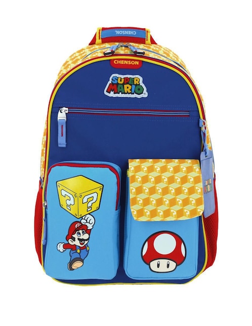 Mochila infantil Mario Bros Chenson Ethian unisex