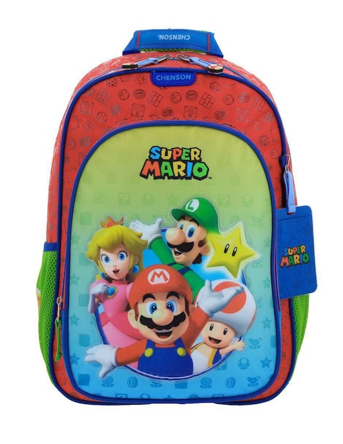 Mochila escolar Mario Bros Chenson Yoin unisex