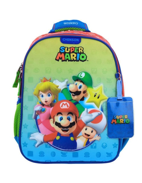 Mochila escolar Mario Bros Chenson Yoin unisex