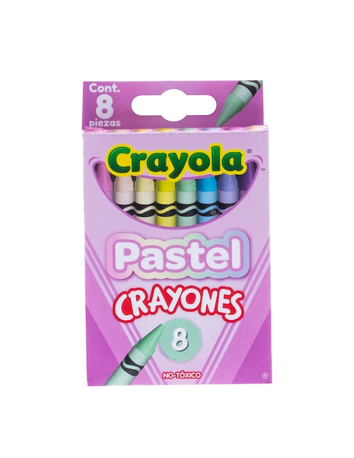 Crayones Crayola Pastel 8 piezas