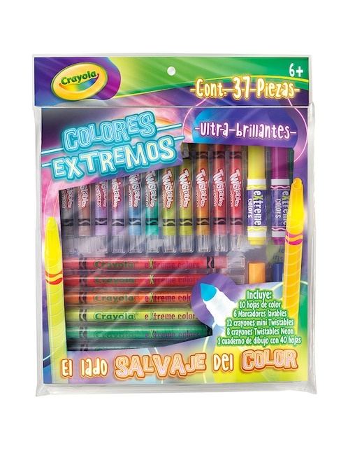 Set crayón Crayola Twistables Extremos 37 piezas