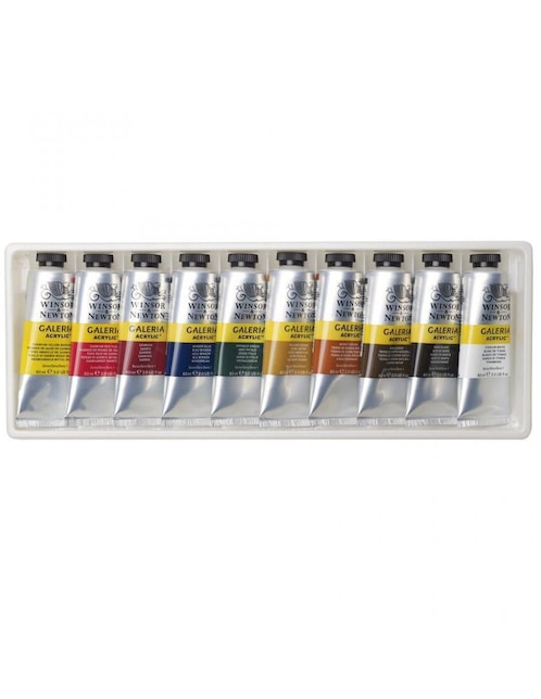 WINSOR & NEWTON Pintura acrílica Winsor & Newton 10 piezas