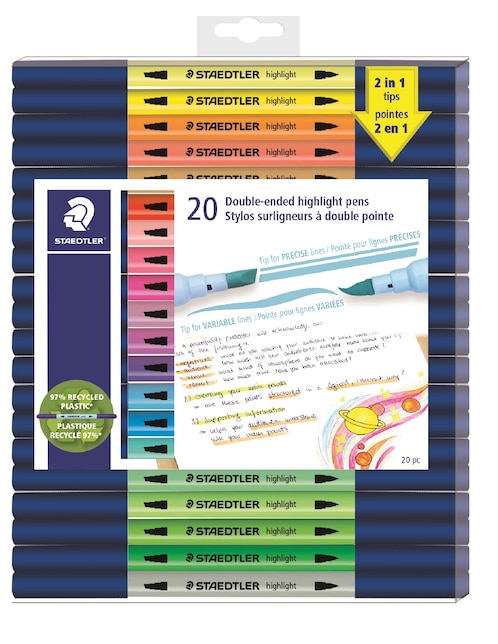 Marcador base agua Staedtler 20 piezas