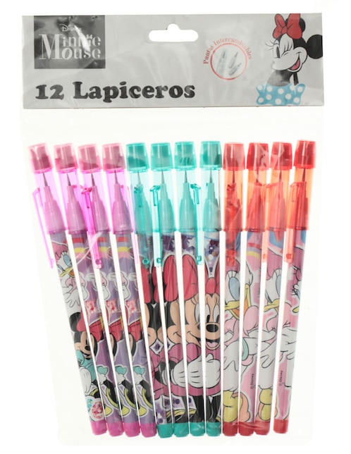 Set lápiz Disney Minnie Mouse redondos 2B 12 piezas