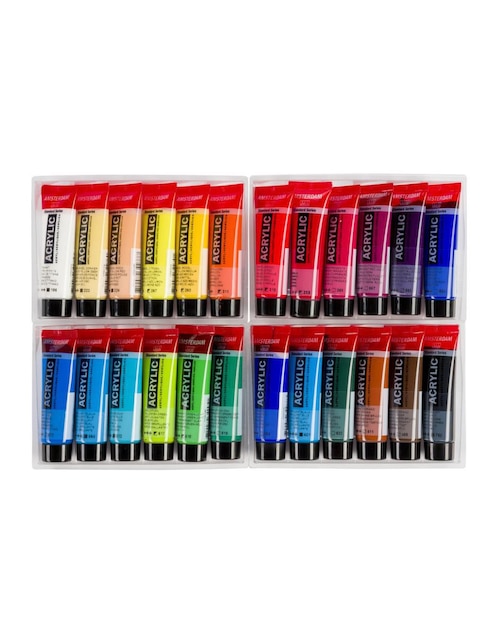 ROYAL TALENS Pintura acrílica Royal Talens Amsterdam 24 piezas