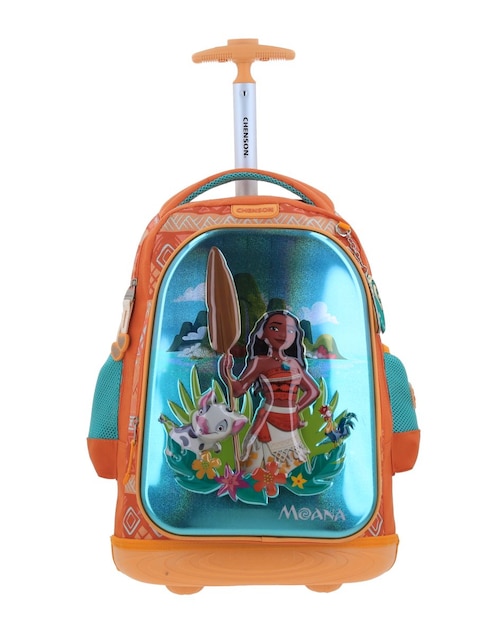 Mochila con ruedas escolar Princesas Chenson Mona para niña