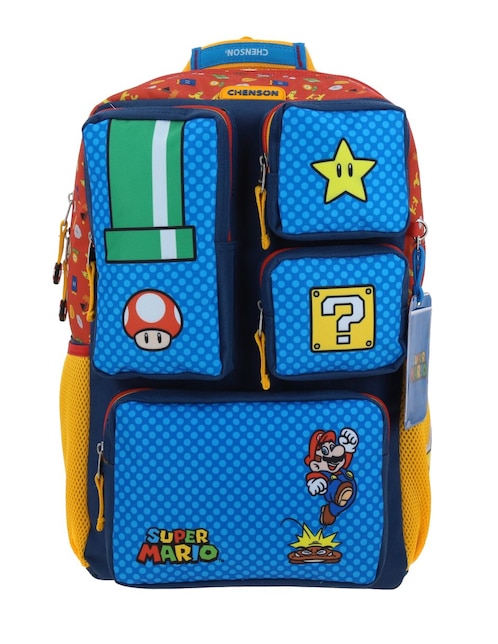 Mochila escolar Mario Bros Chenson Mario para niño
