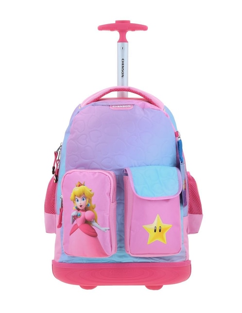 Mochila escolar Peaches Chenson Mario Bros para niña