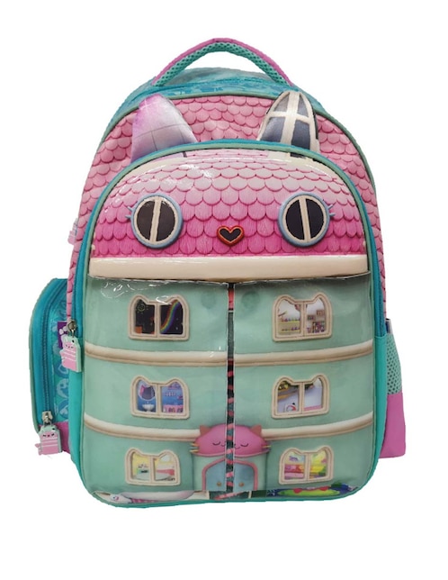 Mochila escolar Gabby's Dollhouse Welcome to the doll house unisex 1