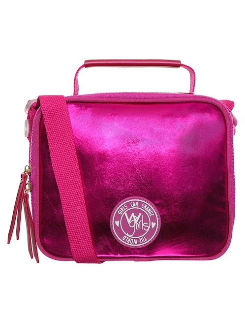 LONCHERA BTS WGIRLS TEXTIL, FUCSIA