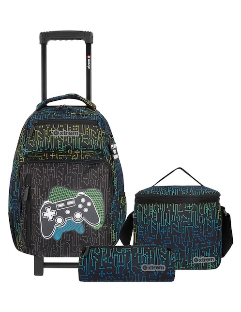 Kit mochila escolar Xtrem Run Pack 5xt unisex
