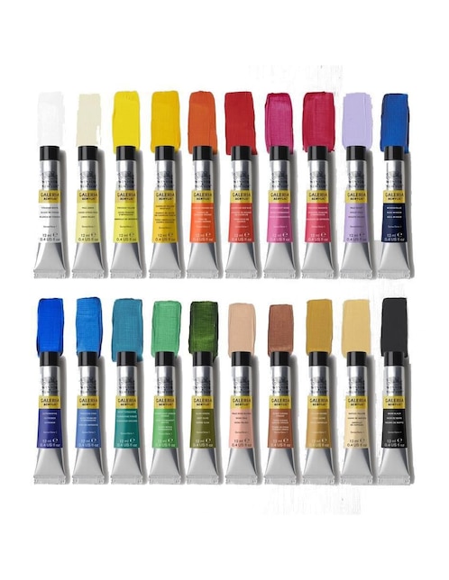 WINSOR & NEWTON Set de pinturas acrílicas Winsor & Newton Galery 20 piezas