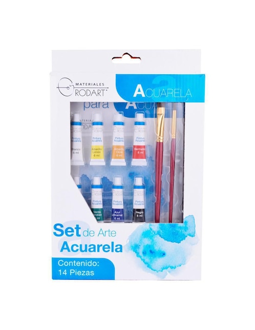 Set acuarela Rodart Profesional 14 piezas