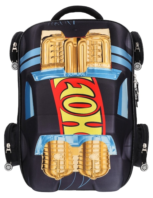 Mochila escolar Hot Wheels HWS013 para niño 1