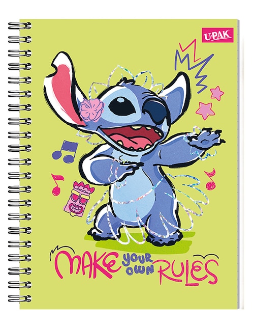 Cuaderno Upak Stich cuadro grande