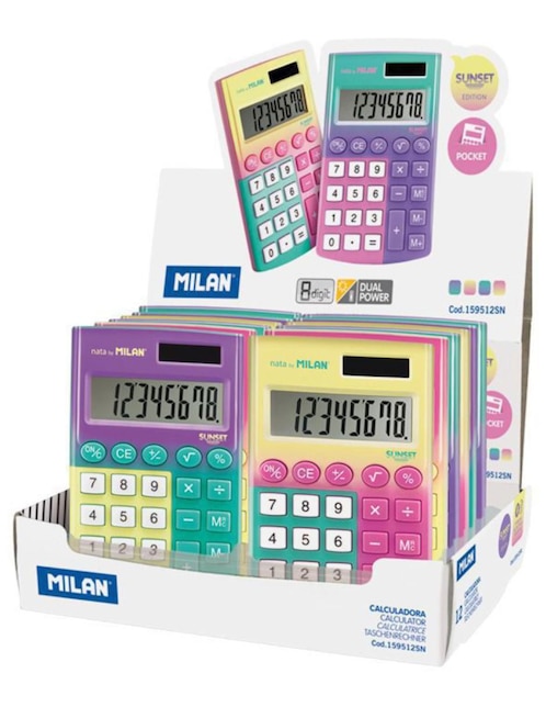 Set de calculadora de bolsillo Milan 29933