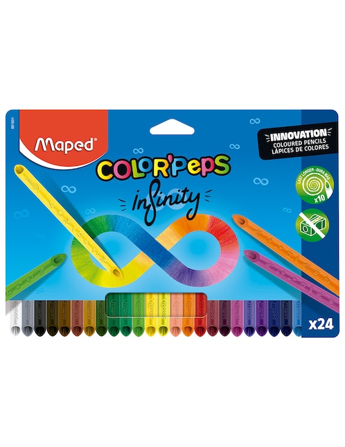 Lápices de color Infinity triangular HB 24 piezas 1