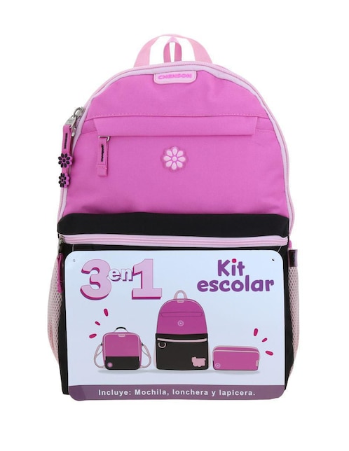 Set mochila escolar Happy Girl para niña