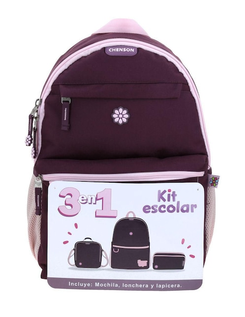 Set mochila escolar Happy Girl para niña