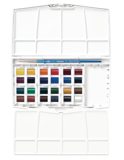 Acuarelas pastilla Winsor & Newton 24 colores