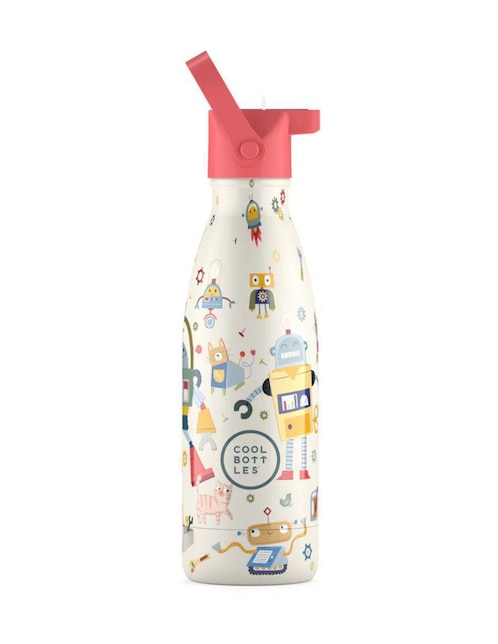 Termo Cool Bottles de acero inoxidable Kids con tapa rosca 350 ml