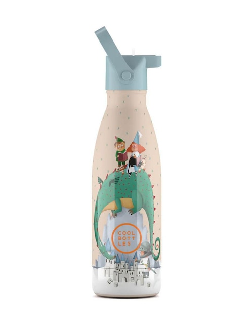 Termo Cool Bottles de acero inoxidable Kids con tapa rosca 350 ml