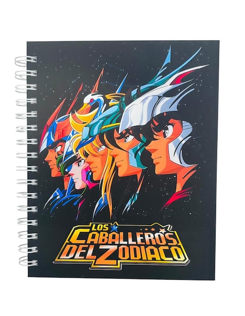 Libreta Luxo MX Los Caballeros del Zodiaco blanca