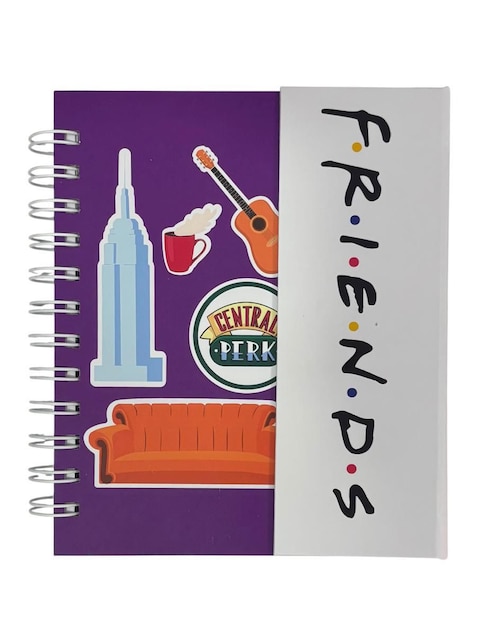 Libreta luxo mx Friends hoja blanca