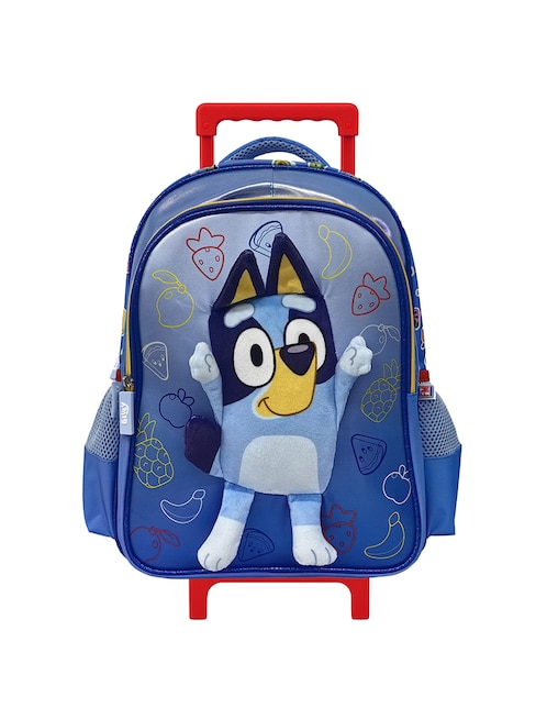 Mochila con ruedas escolar Bluey let's have fun unisex 1